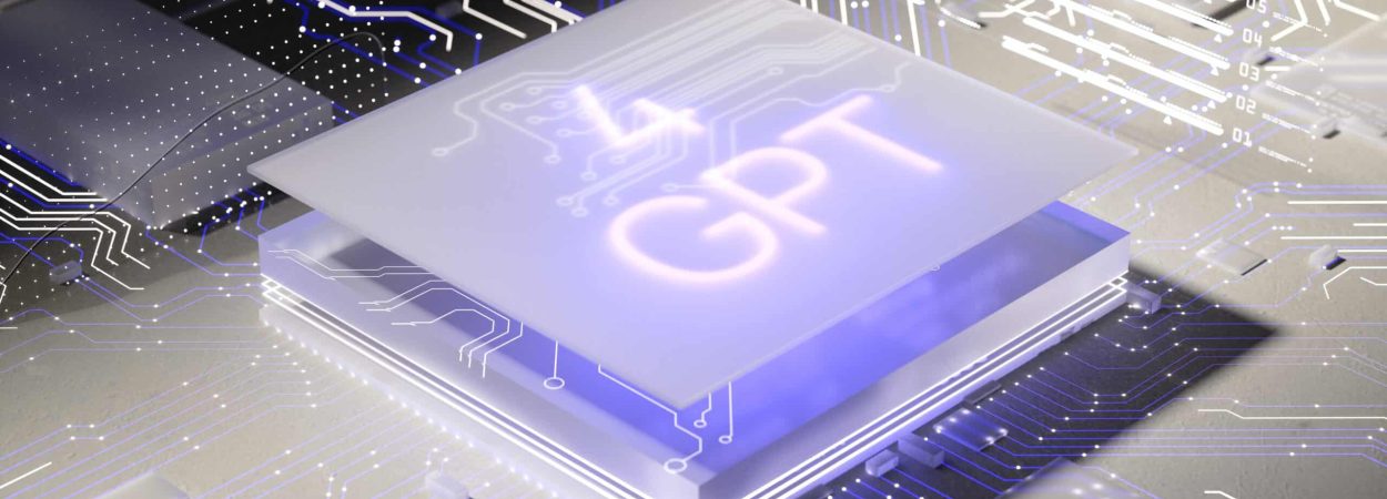 a computer chip with the word gpt printed on it