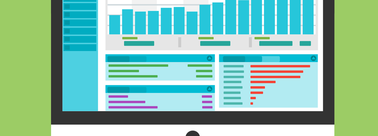 Free statistic wordpress web vector